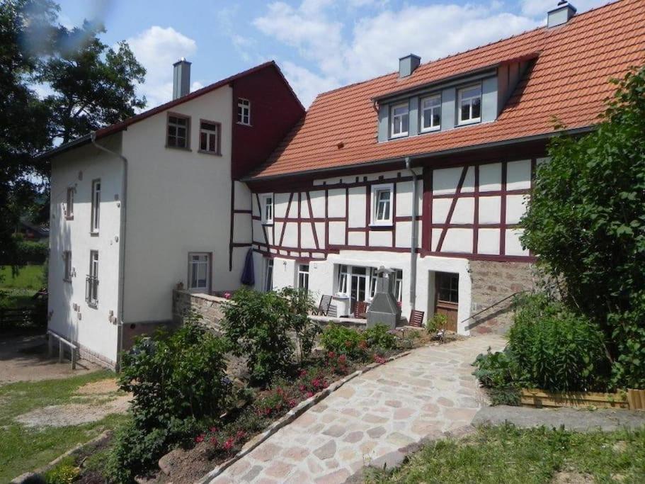 Ferienwohnung Tiererlebnishof Obermuehle Biebergemund Экстерьер фото