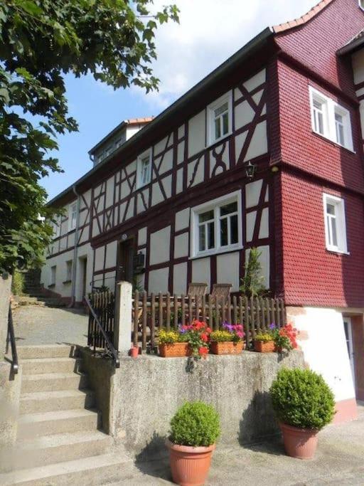Ferienwohnung Tiererlebnishof Obermuehle Biebergemund Экстерьер фото