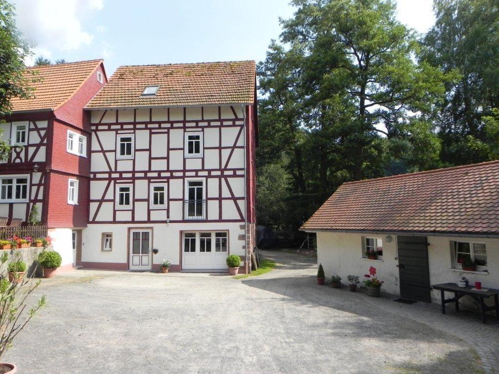Ferienwohnung Tiererlebnishof Obermuehle Biebergemund Экстерьер фото